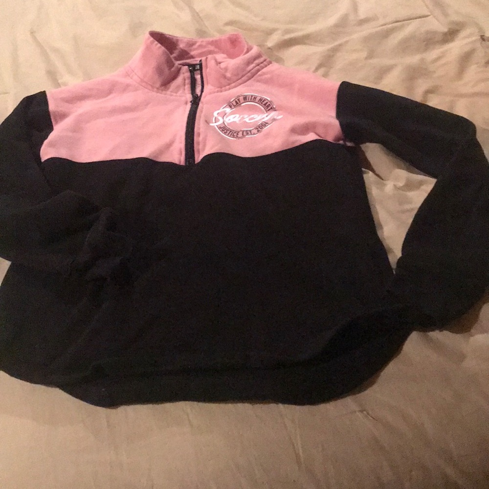 COPY - FREE SHIPPING Justice 1/2 zip pullover gir…